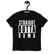 Carica l'immagine nel visualizzatore di Gallery, STRAIGHT OUT OF ROMA - T-shirt in cotone organico per bambini