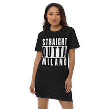 Carica l'immagine nel visualizzatore di Gallery, Straight Outta Milano - Organic cotton t-shirt dress