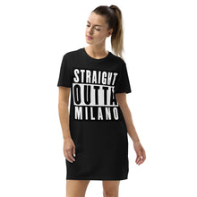 Carica l'immagine nel visualizzatore di Gallery, Straight Outta Milano - Organic cotton t-shirt dress