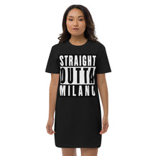 Carica l'immagine nel visualizzatore di Gallery, Straight Outta Milano - Organic cotton t-shirt dress