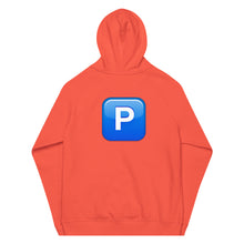 Carica l'immagine nel visualizzatore di Gallery, Pushing P- Felpa raglan ecologica con cappuccio unisex