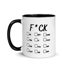 Carica l'immagine nel visualizzatore di Gallery, F&CK OFF - Tazza con interno colorato