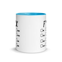 Carica l'immagine nel visualizzatore di Gallery, F&CK OFF - Tazza con interno colorato