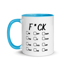 Carica l'immagine nel visualizzatore di Gallery, F&CK OFF - Tazza con interno colorato