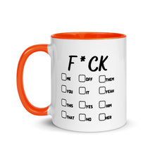 Carica l'immagine nel visualizzatore di Gallery, F&CK OFF - Tazza con interno colorato