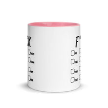 Carica l'immagine nel visualizzatore di Gallery, F&CK OFF - Tazza con interno colorato