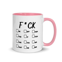 Carica l'immagine nel visualizzatore di Gallery, F&CK OFF - Tazza con interno colorato