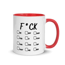 Carica l'immagine nel visualizzatore di Gallery, F&CK OFF - Tazza con interno colorato