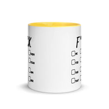 Carica l'immagine nel visualizzatore di Gallery, F&CK OFF - Tazza con interno colorato
