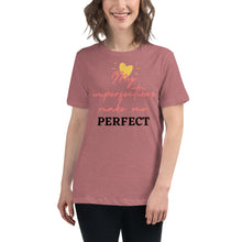 Carica l'immagine nel visualizzatore di Gallery, My imperfections- T-shirt relaxed fit donna