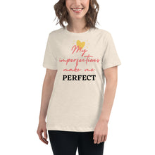 Carica l'immagine nel visualizzatore di Gallery, My imperfections- T-shirt relaxed fit donna