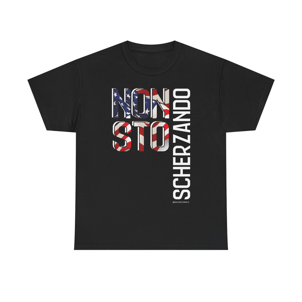 Non Sto Scherzando Unisex Heavy Cotton Tee - Patriotic Vibe T-Shirt